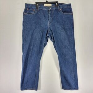 GAP Men's‎ Denim Blue Jeans Button Fly Vintage Straight Size 33 x 27